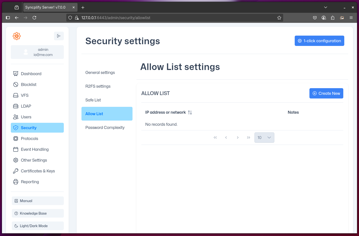 Allow List