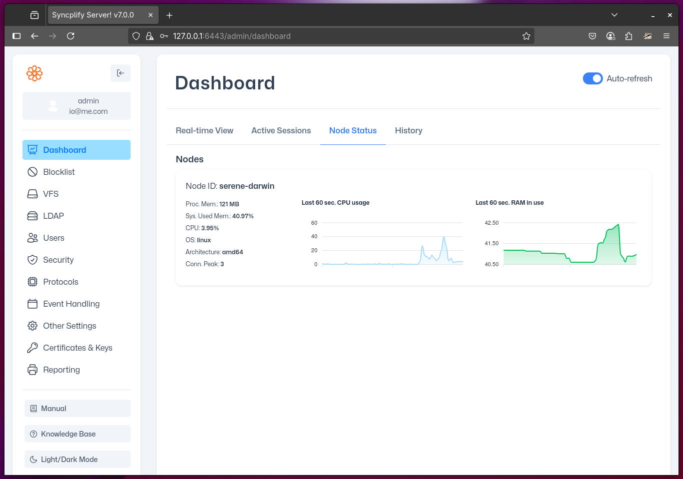 Node status