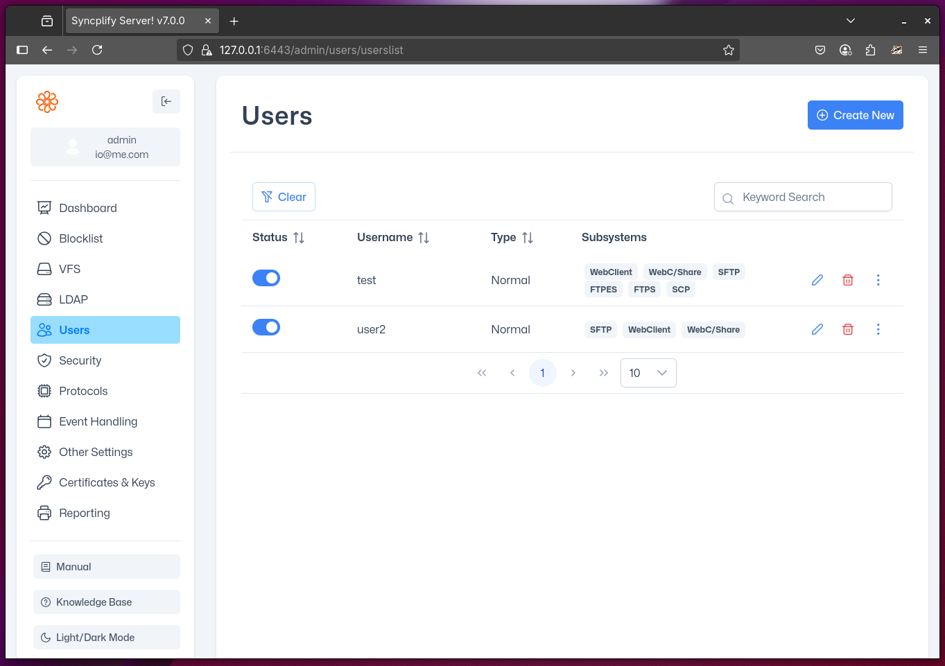 Users