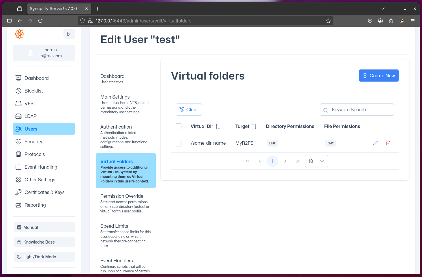 Virtual Folders